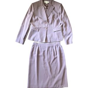 Jones New York Purple Lilac Skirt Suit 12